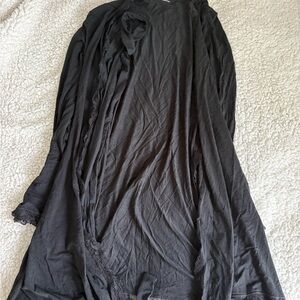 Victoria's Secret Black Lace-Trim Sleep Top